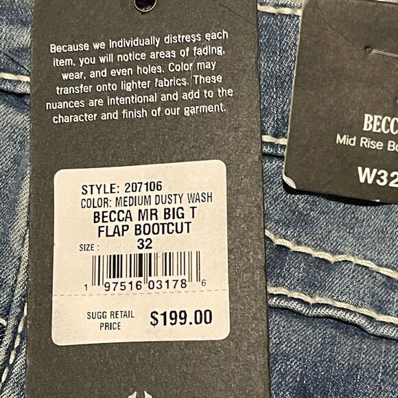 True Religion Becca Mid Rise Boot Cut - Picture 13 of 14